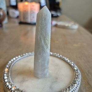 Natural Fluorite Crystal Point Obelisk Tower #B